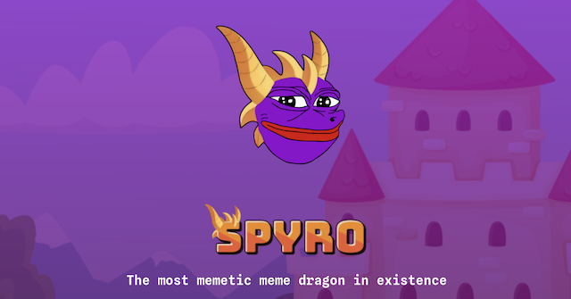 Spyro: The Memeable Meme Dragon Soaring into the Crypto Landscape