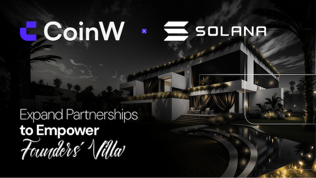 CoinW Announces Exclusive Partnership with Solana's Superteam Founders' Villa