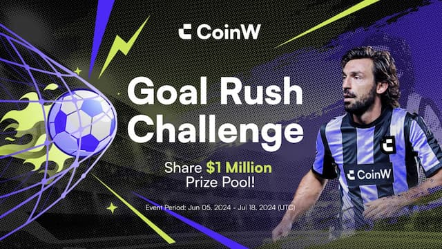 CoinW's Goal Rush Challenge Concludes with 35,000 Entrants Sharing $1 Million Prize Pool