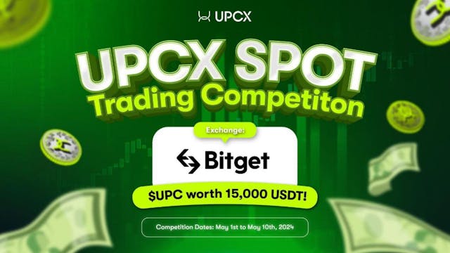 UPCX Hosts UPC Spot Trading Competition on Bitget