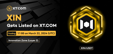 XT.COM Lists XIN (Mixin) in Innovation Zone