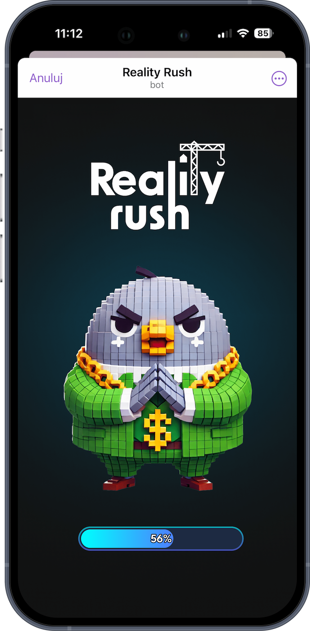 Reality Rush: The First City Builder Game on TON and Telegram