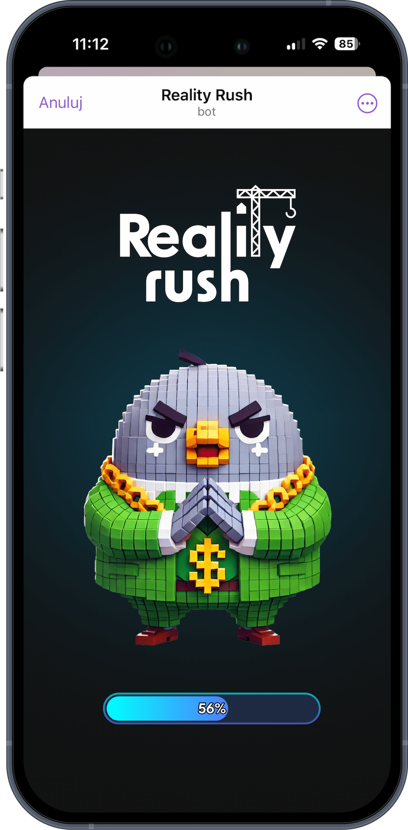 Reality Rush: The First City Builder Game on TON and Telegram