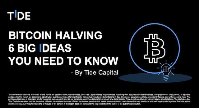 Bitcoin Hits $70,000 Ahead of Fourth Halving: Tide Capital Releases Key Insights