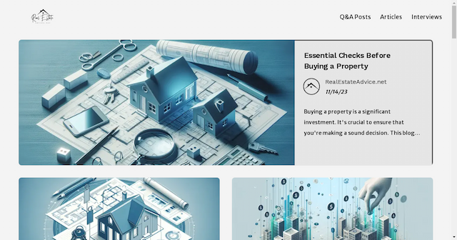 RealEstateAdvice.net: The New Hub for Real Estate Knowledge and Connections