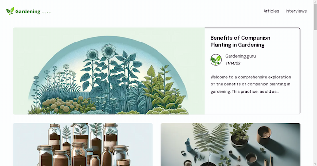 Gardening.guru Launches as the Ultimate Digital Space for Gardening Insights