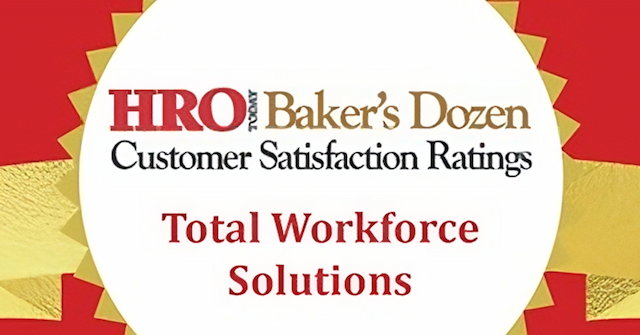 SharedXpertise Media Announces HRO Today Total Workforce Solutions Baker’s Dozen Customer Satisfaction Ratings