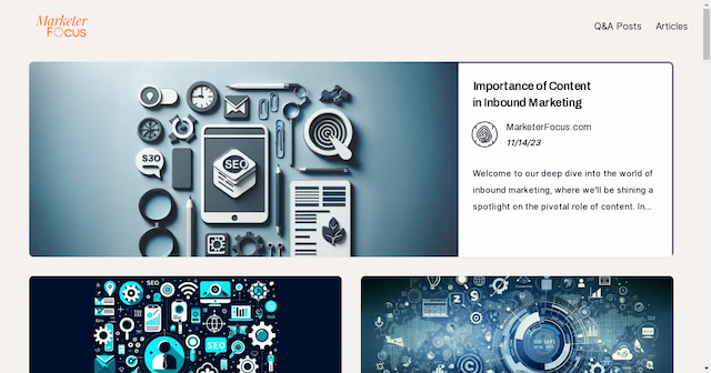 MarketerFocus.com Unveiled as the Ultimate Resource for Marketing Professionals