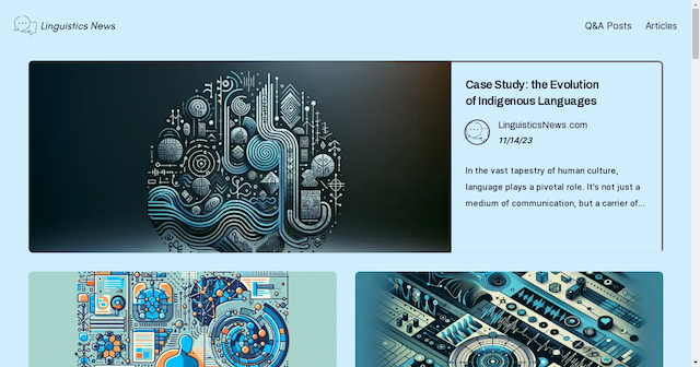New Platform LinguisticsNews.com Unveiled for Language Enthusiasts