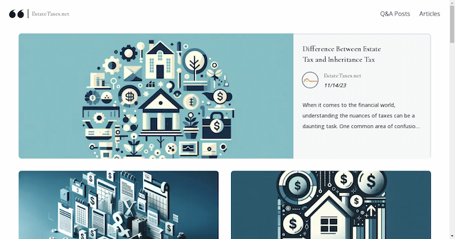 EstateTaxes.net Launches as a Go-To Source for Estate Tax Information