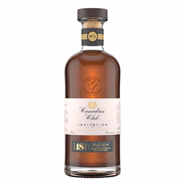 Canadian Club Releases Canadian Club Classic 18 Year Old High Proof