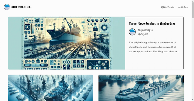 Revolutionizing Shipbuilding: New Platform Offers Expert Insights and In-Depth Content