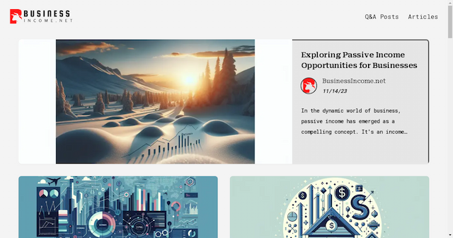 New Platform BusinessIncome.net Aims to Provide Comprehensive Understanding of Business Income Dynamics