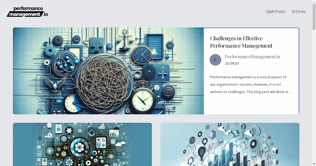 PerformanceManagement.io: Enriching Insights for Performance Management Professionals