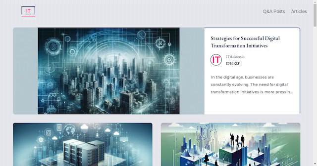 Introducing ITAdvice.io: A New Online Haven for Expert IT Insights