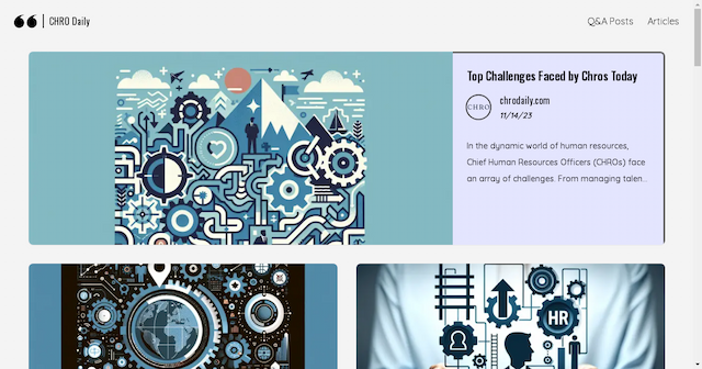 CHRODaily.com: The Premier Digital Destination for HR Leaders Globally