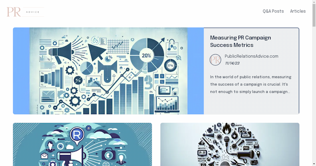 Revolutionary Platform PublicRelationsAdvice.com Launched to Transform PR Landscape