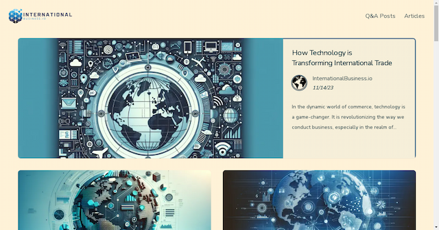 New Platform InternationalBusiness.io Revolutionizes Global Business Insights