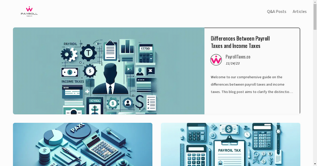 New Platform, PayrollTaxes.co, Launches to Streamline Understanding of Payroll Taxes