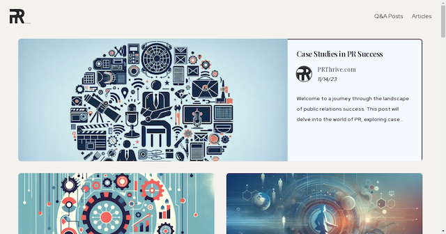 PRThrive.com: The New Hub for PR Enthusiasts and Professionals