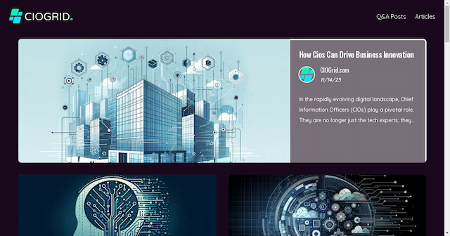 CIOGrid.com: The Premier Digital Destination for CIOs and Tech Enthusiasts