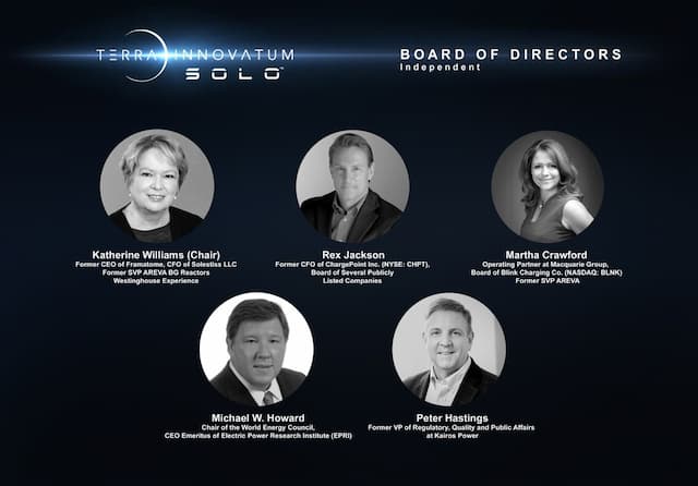 Terra Innovatum Names Nuclear Industry Titans to Board Ahead of NASDAQ Debut