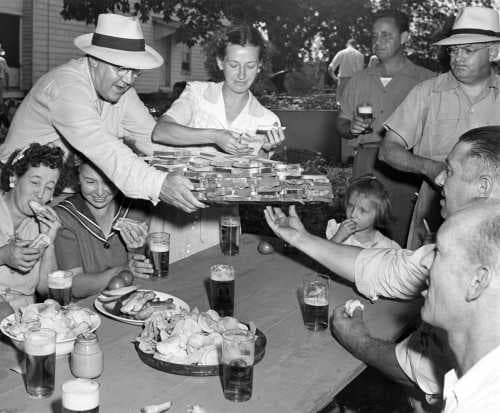 A. Aubrey Bodine's 1946 Hops Farm Photo Captures Unique Harvest Celebration