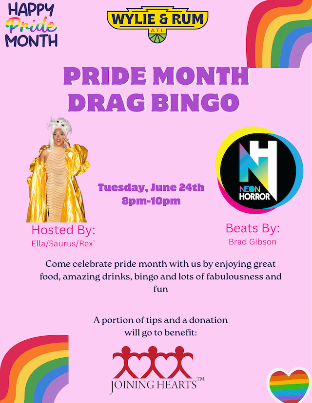 Wylie & Rum Celebrates Pride with Drag Bingo for a Cause