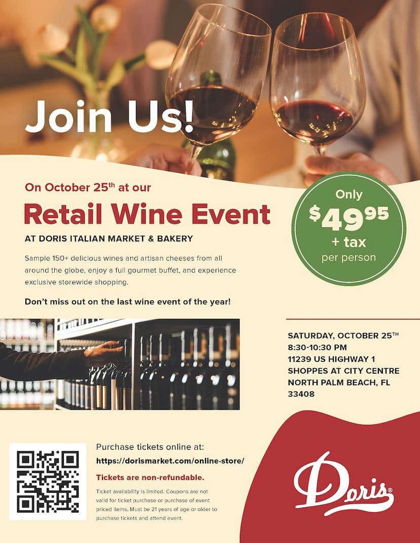 Doris Market Hosts Pre-Halloween Wine Night with 150+ Global Wines