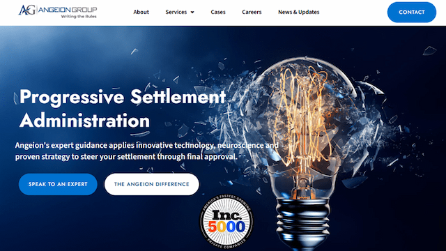 Angeion Group Makes Inc. 5000 for Fourth Time, Ranking Soars 3000+ Spots