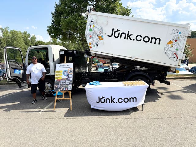 Junk.com Shines at Touch-a-Truck Event with Eco-Friendly Fun
