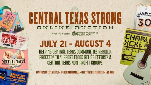 Central Texas Strong Online Auction Aids Flood Relief with Exclusive Offers