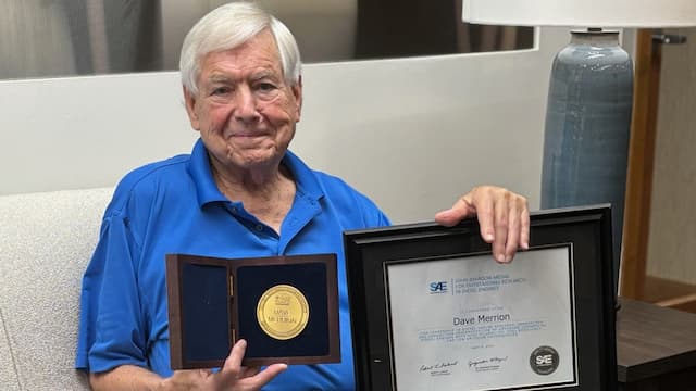 Fox Run Resident Honored for 50 Years of Diesel Engine Innovation