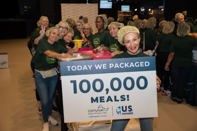 Humana & Conviva Lead Massive 100,000 Meal Pack for South Florida Hunger Relief