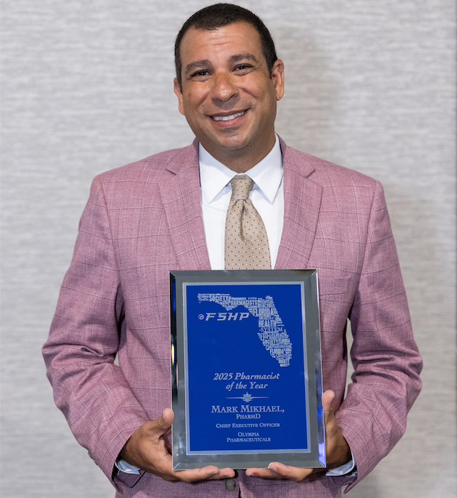 Mark Mikhael Named FSHP Pharmacist of Year for Compounding Leadership