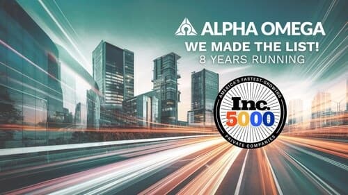 Alpha Omega Celebrates 8th Year on Inc. 5000 with Strategic Growth