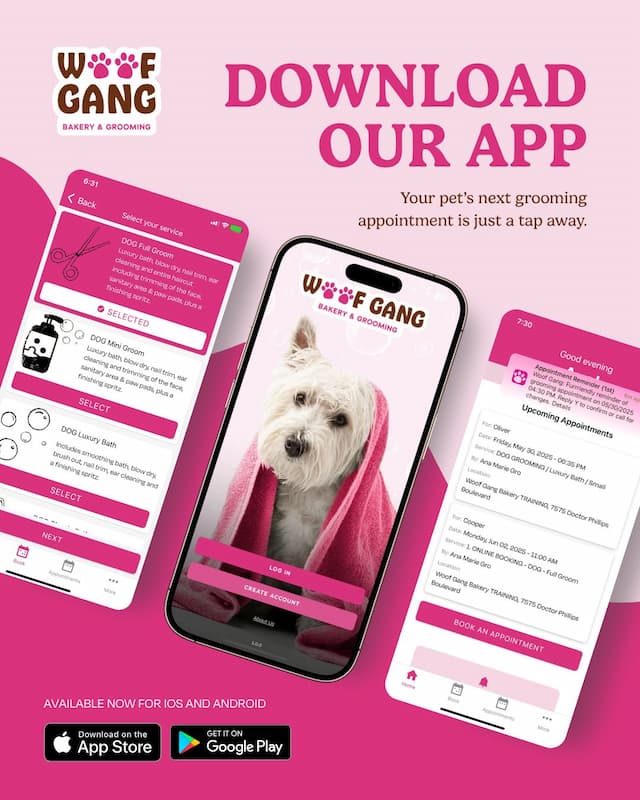 Woof Gang Launches First Mobile App to Revolutionize Pet Grooming Experience