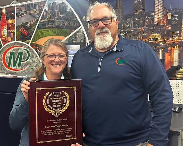 Leechburg Minuteman Press Franchise Hits $1M Sales, Joins President’s Club