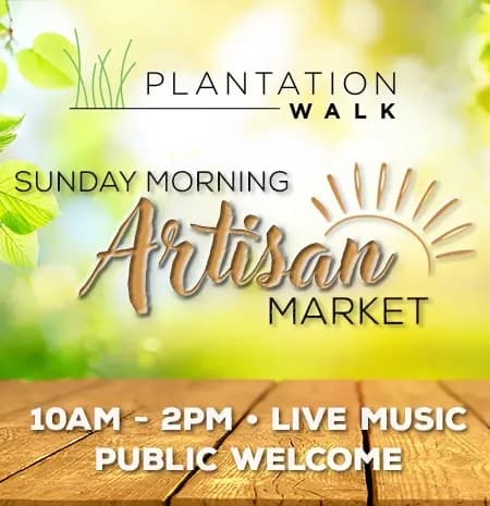 Plantation Walk Launches Sunday Artisan Market Starting Oct 2025