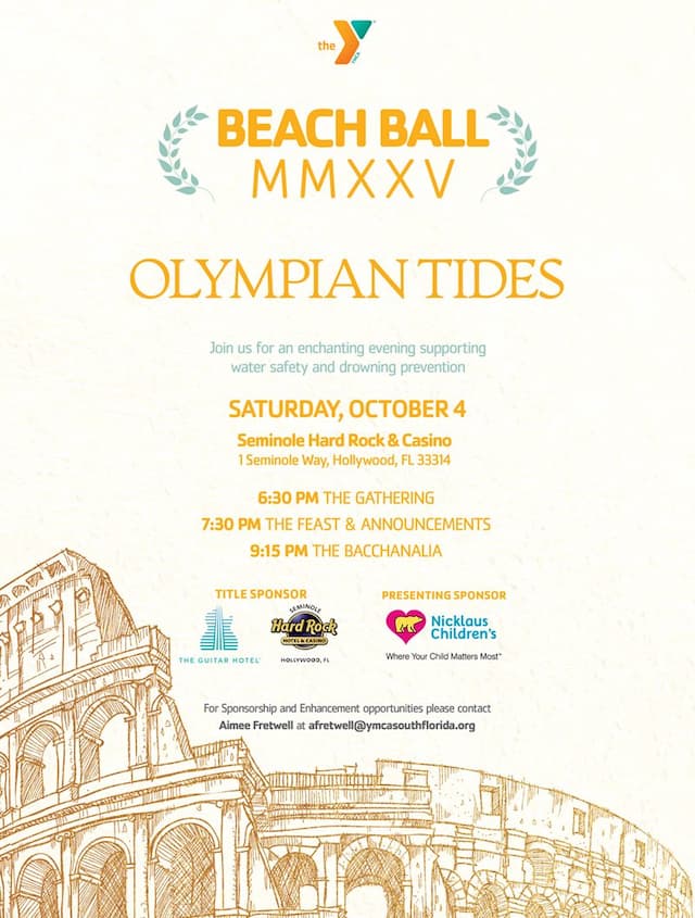 YMCA Beach Ball 2025: Fighting Florida's Drowning Crisis with Olympian Tides