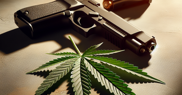 DOJ Urges Supreme Court to Uphold Gun Ban for Marijuana Users
