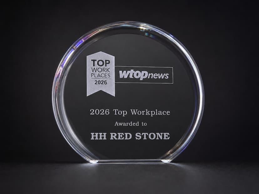 HH Red Stone Named WTOP Top Workplace for Employee Culture