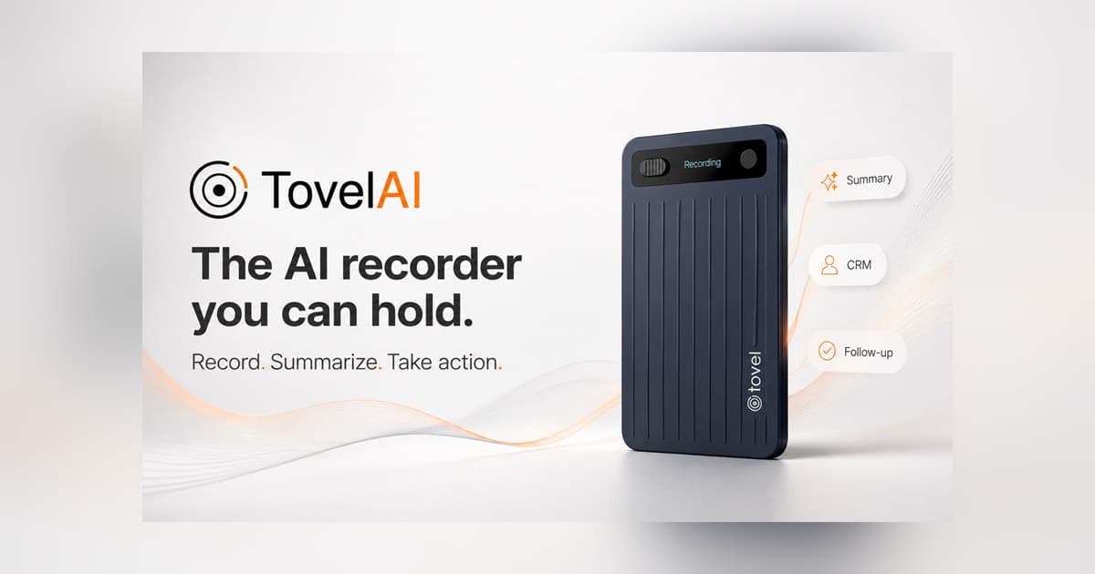 Tovel AI Launches Card Recorder With Mandatory Human Approval
