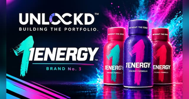 UNLOCKD to Acquire 1ENERGY, Adding Third Brand to Wellness Portfolio