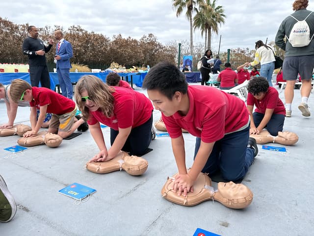 American Heart Association Promotes Water Safety with NFL Wives Association and USA Swimming