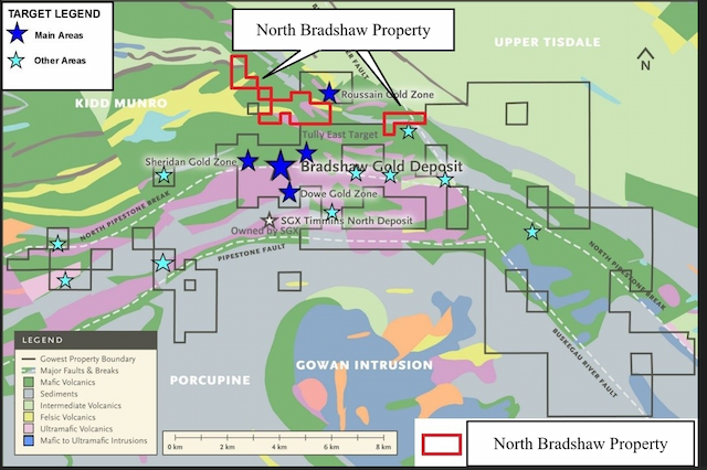 Noble Mineral Exploration Acquires North Bradshaw Property in Ontario