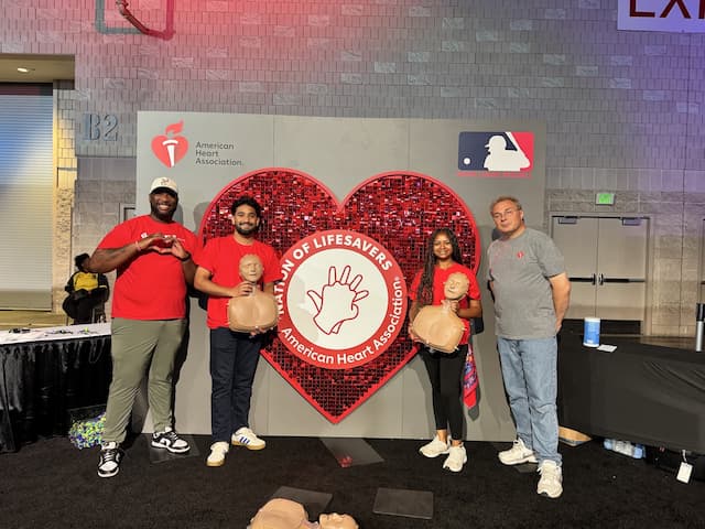 MLB and American Heart Association Teach CPR at All-Star Game