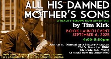 Martial Arts Museum Hosts Rock & Roll Novel Launch with Tim Kirk