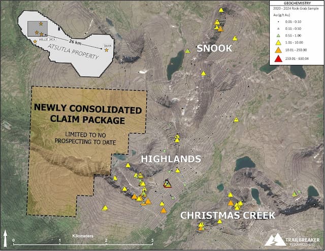 Trailbreaker Mobilizes Team to Unexplored Ground at BC's Atsutla Gold Project