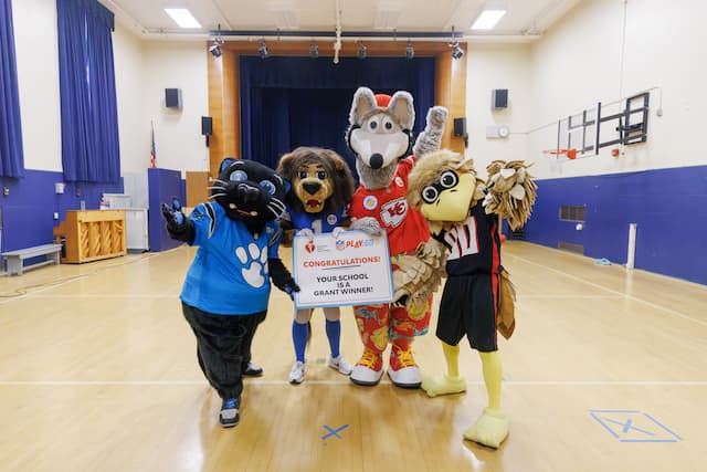 NFL & American Heart Association Award Grants to 136 Schools for Youth Fitness